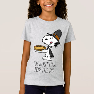 T-Shirt cacahuètes   Snoopy Pilgrim