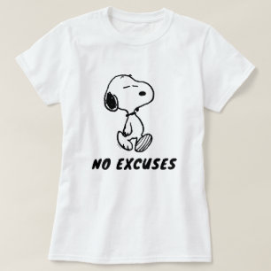 T-shirt cacahuètes Snoopy Positive Walk