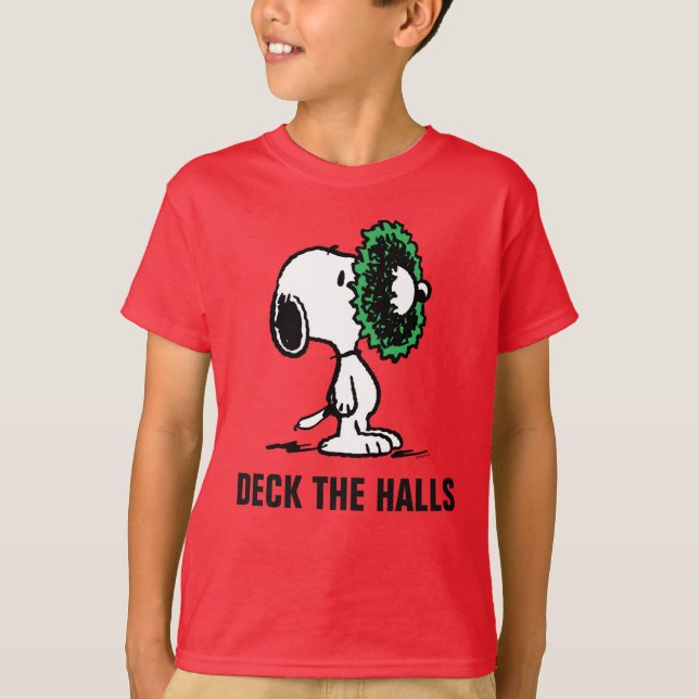 T-shirt cacahuètes | Snoopy pour les fêtes (Devant)