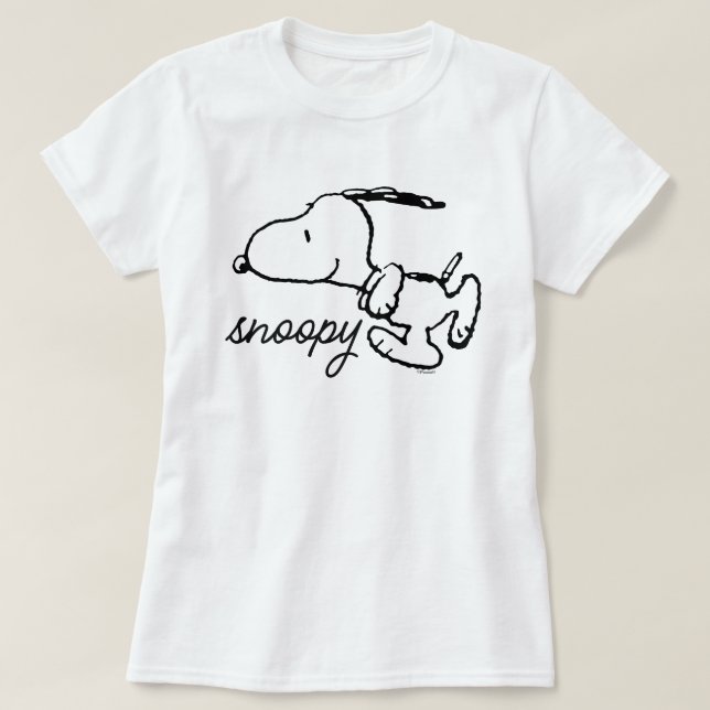 T-shirt cacahuètes | Snoopy Run (Design devant)