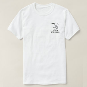 T-shirt cacahuètes Snoopy Running