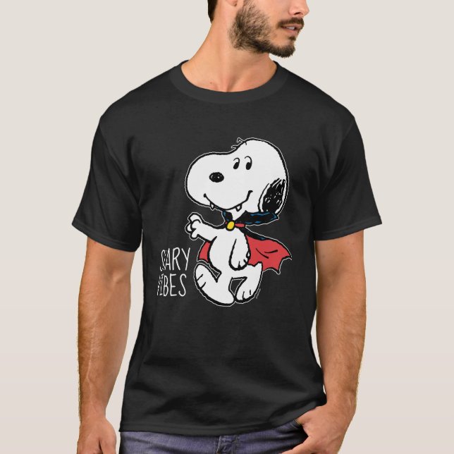 T-shirt cacahuètes | Snoopy Smiling Vampire (Devant)
