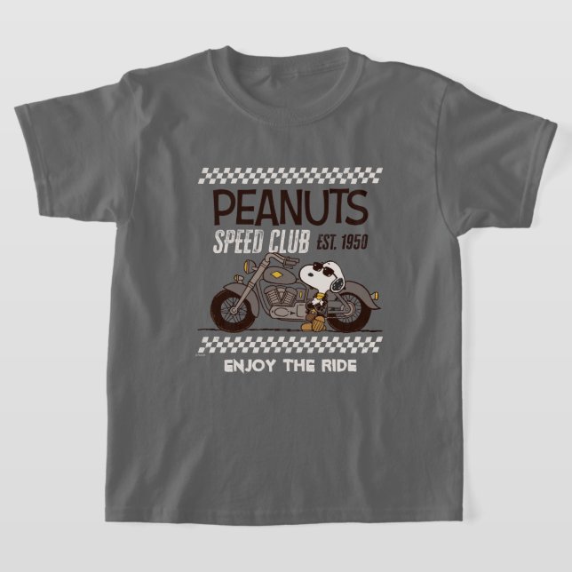 T-shirt cacahuètes | Snoopy Speed Club (Poser)