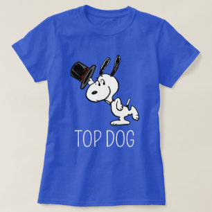 T-shirt cacahuètes Snoopy Top Hat Dance