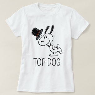 T-shirt cacahuètes Snoopy Top Hat Dance