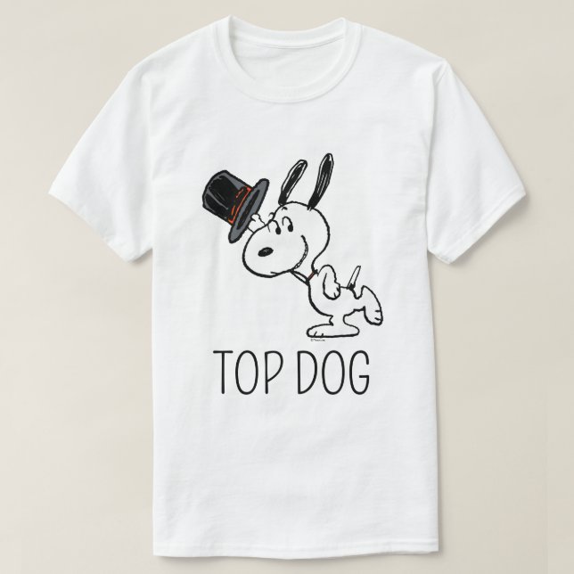 T-shirt cacahuètes | Snoopy Top Hat Dance (Design devant)