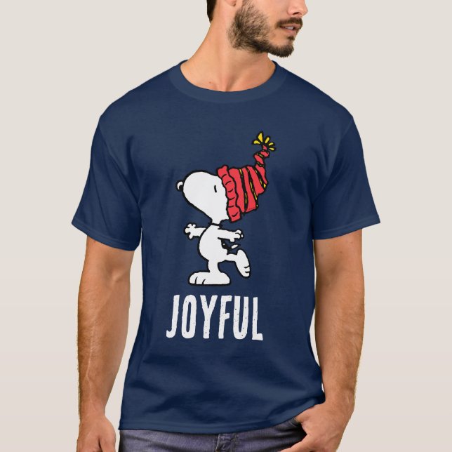 T-shirt cacahuètes | Snoopy Winter Beanie Casquette (Devant)