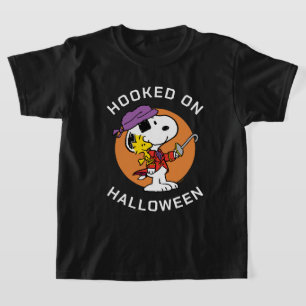 T-shirt cacahuètes Snoopy & Woodstock accroché à Hallowe