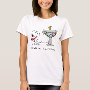 T-shirt cacahuètes Snoopy & Woodstock Bain décoré d'oise