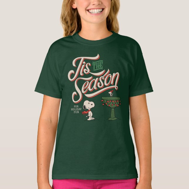 T-shirt cacahuètes | Snoopy & Woodstock Cette Saison (Devant)