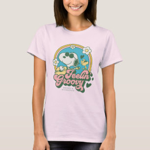 T-shirt cacahuètes Snoopy & Woodstock Feelin' Super