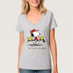 T-shirt cacahuètes Snoopy, Woodstock & Friends Golf