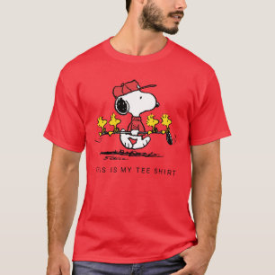 T-shirt cacahuètes   Snoopy, Woodstock & Friends Golf