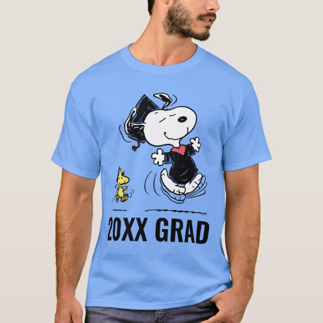 T-shirt cacahuètes | Snoopy & Woodstock Graduation (Devant)