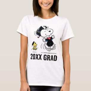T-shirt cacahuètes Snoopy & Woodstock Graduation