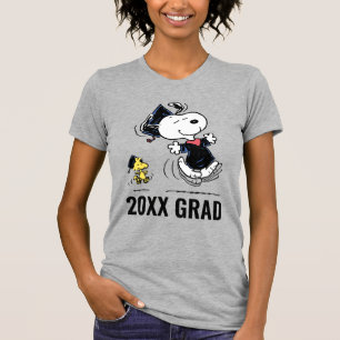 T-shirt cacahuètes Snoopy & Woodstock Graduation