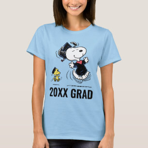 T-shirt cacahuètes Snoopy & Woodstock Graduation