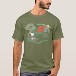 T-shirt cacahuètes   Snoopy & Woodstock Happy Campers