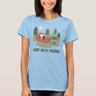 T-shirt cacahuètes   Snoopy & Woodstock Happy Campers
