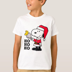 T-shirt cacahuètes   Snoopy & Woodstock Ho Ho Ho