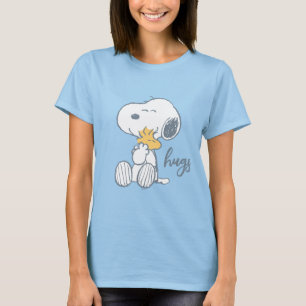 T-shirt cacahuètes Snoopy & Woodstock Hug