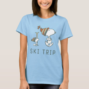 T-shirt cacahuètes   Snoopy & Woodstock Ski Trip 2