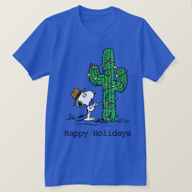 T-shirt cacahuètes | Spike's Holiday Cactus (Design devant)