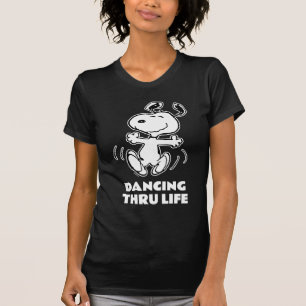 T-shirt cacahuètes   Une Danse Heureuse Snoopy