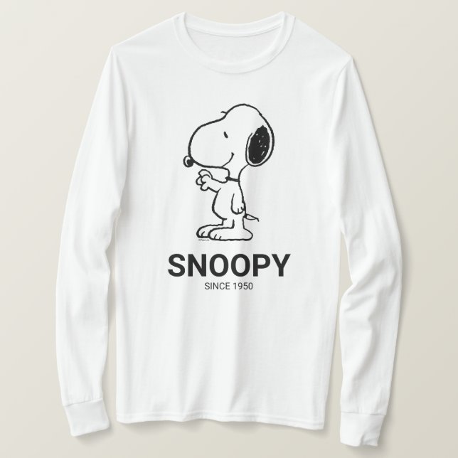 T-shirt cacahuètes | Vagues Snoopy (Design devant)