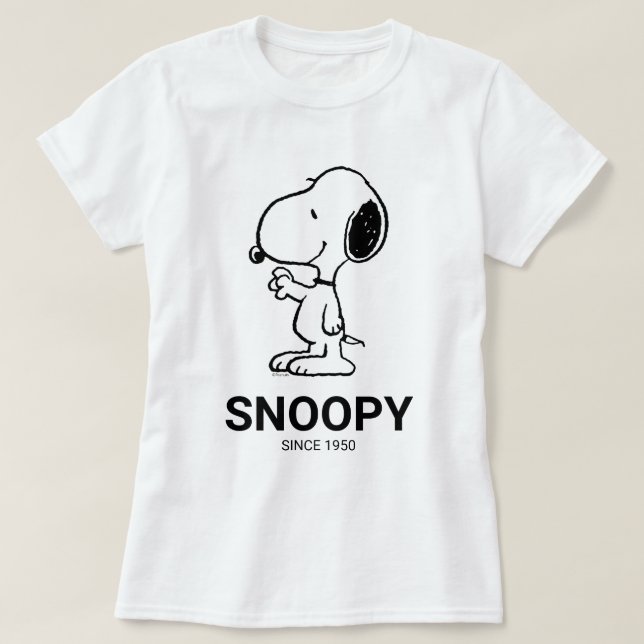 T-shirt cacahuètes | Vagues Snoopy (Design devant)