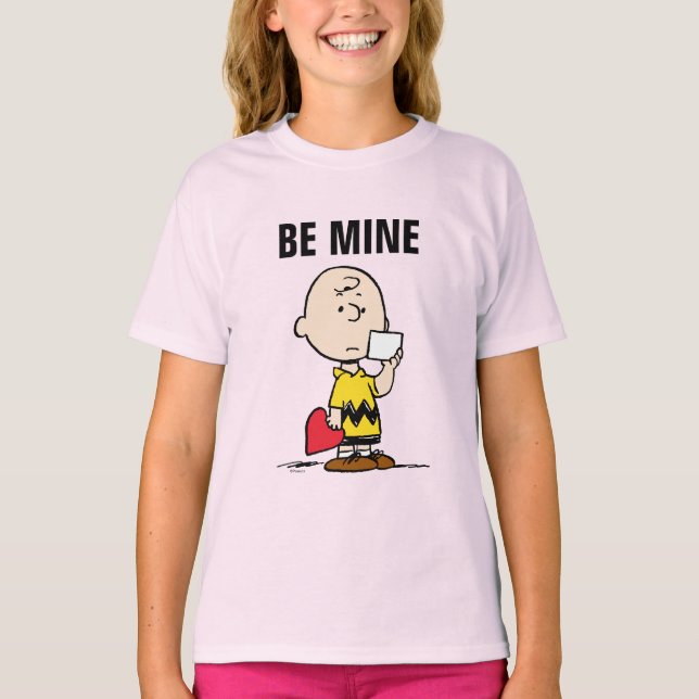 T-shirt cacahuètes | Valentine's Day Charlie Brown Valenti (Devant)