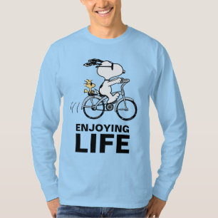 T-shirt cacahuètes Vélo Snoopy & Woodstock