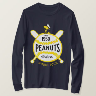 T-shirt cacahuètes WoodstockPeanuts Baseball depuis 1950