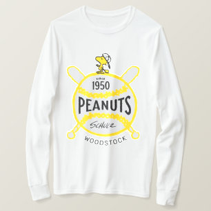 T-shirt cacahuètes   WoodstockPeanuts Baseball depuis 1950