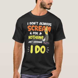 T-shirt Cacatoès Lutino Weiro Oiseau Perroquet Quarrion Ti