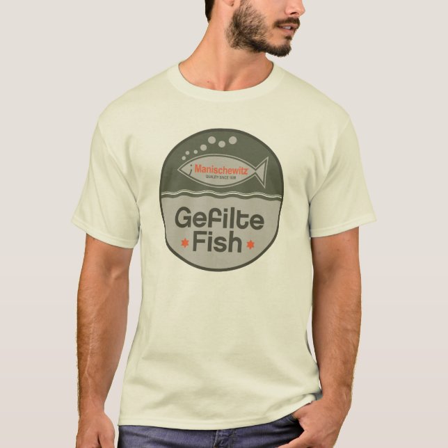 T-SHIRT CACHER DE POISSONS DE GEFILTE (Devant)
