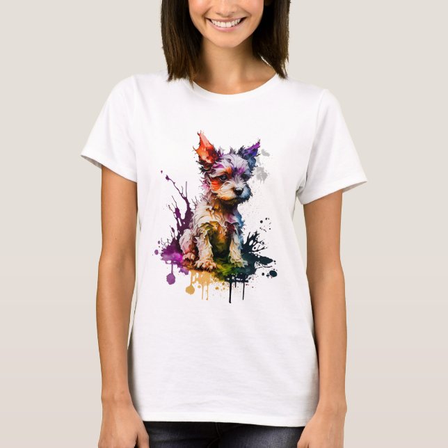 T-shirt Cachorro grafiti (Devant)