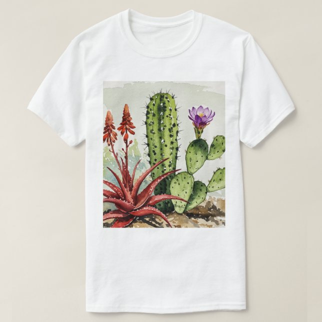 T-shirt Cacti (Design devant)