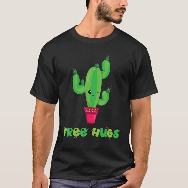 T-shirt Cactus Cactus Prickly Cactus mignonne Cactus Conse (Devant)