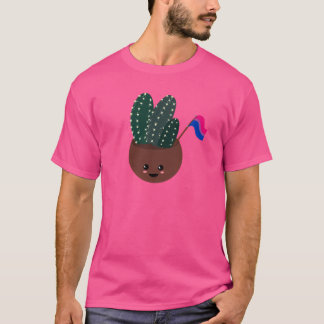 T-shirt Cactus de la fierté bisexuelle