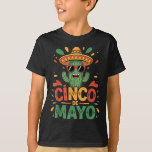 T-shirt Cactus Drôle Et Sombrero Cinco De Mayo Cactus Som