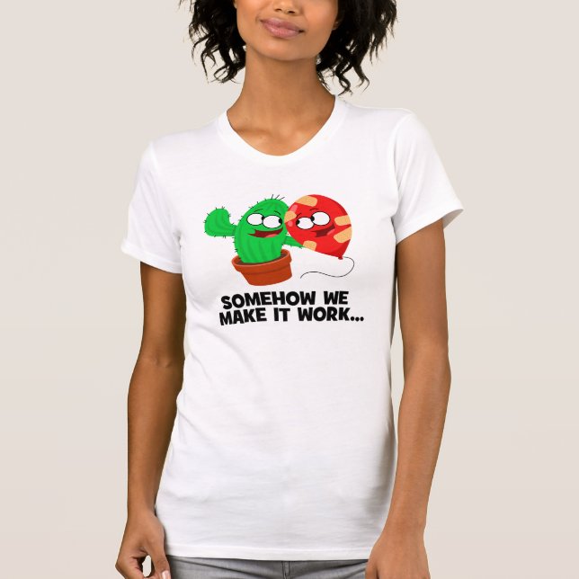 T-shirt Cactus et ballon (Devant)