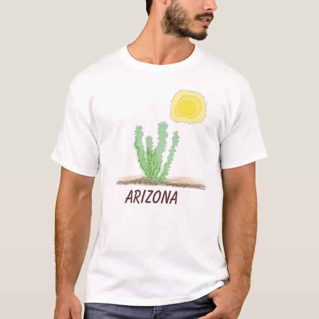T-shirt Cactus et Sun (Devant)