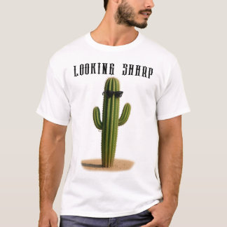T-shirt Cactus in Shades Looking Sharp - ELGIS