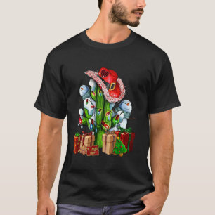 T-shirt Cactus Occidentaux Avec Cowboy Casquette Joyeux No