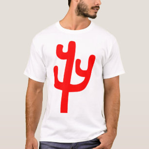 T-shirt Cactus - Rouge