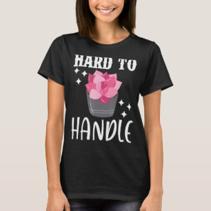 T-shirt Cactus Succulent De Plante De Jardinage Ga Diffici