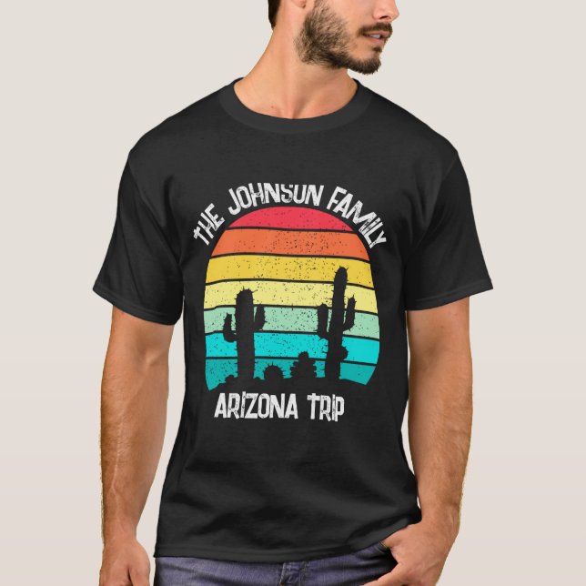 T-shirt Cactus Sunset Arizona Desert Trip Womens _1  (Devant)