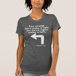 T-shirt Caddyshack   Deux erreurs ne font pas un droit