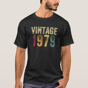T-shirt Cadeau 40E Anniversaire Vintage 1979 Classique Hom